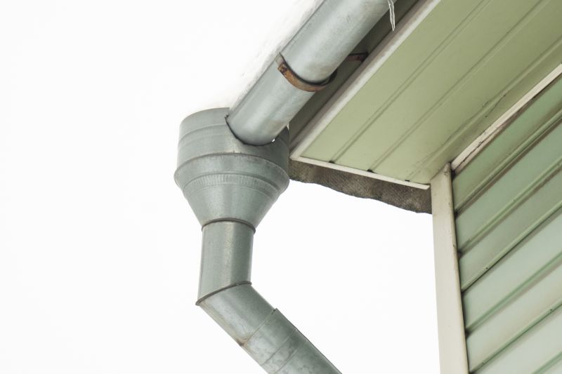 Steel Rain Gutter Installation